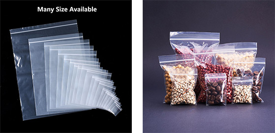 Small Transparent Plastic Pouch Small Objects Stock Photo