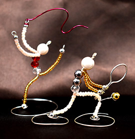 Wire Winding Sportsman Decorations