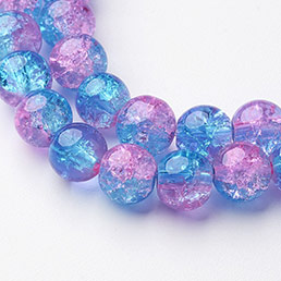Crackle Glass Beads